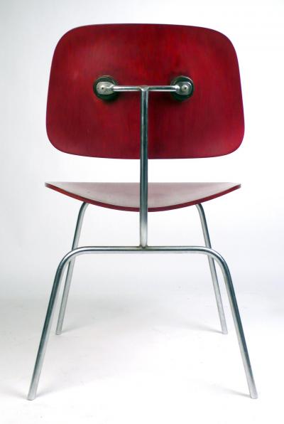 Charles Eames Production DCM by Charles Eames red 1950s