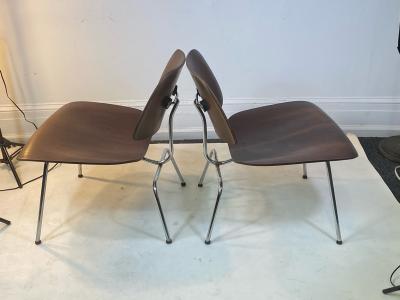 Charles Eames RARE MID CENTURY PAIR OF CHARLES EAMES LOUNGE CHAIRS FOR HERMAN MILLER