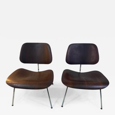 Charles Eames RARE MID CENTURY PAIR OF CHARLES EAMES LOUNGE CHAIRS FOR HERMAN MILLER
