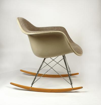 Charles Eames Rocking Chairs by Charles Eames for Herman Miller with Alexander Girard Textile