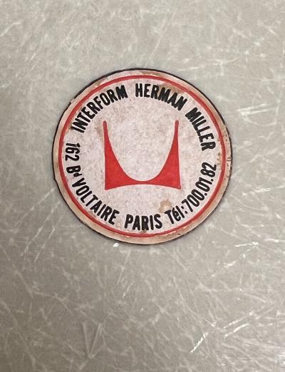 Charles Eames Series of six chairs by Charles Eames Editions Herman Miller USA circa 1961