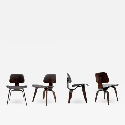 Charles Eames Set of 4 Mid Century Modern Dining Chairs by Charles Eames for Herman Miller
