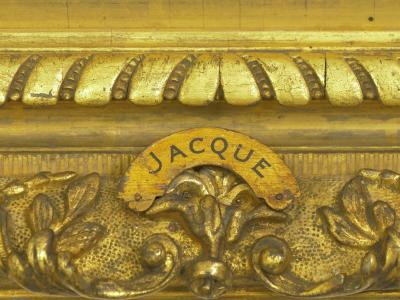 Charles Emile Jacque Preparing the Plow French Antique Barbizon Painting by Charles Emile Jacque