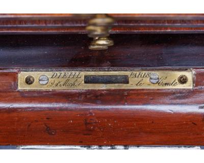 Charles Guillaume Diehl A Rare French Cigar Humidor by Charles Guillame Diehl and Jean Brandley