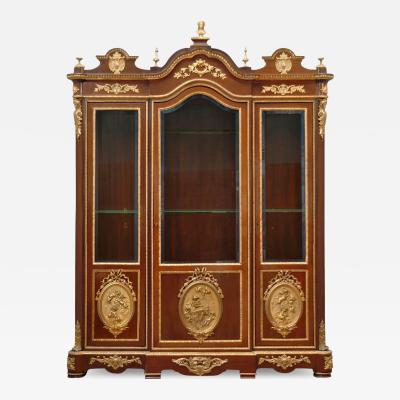 Charles Guillaume Diehl Large Vitrine by Charles Guillaume Diehl and Leon Bertaux