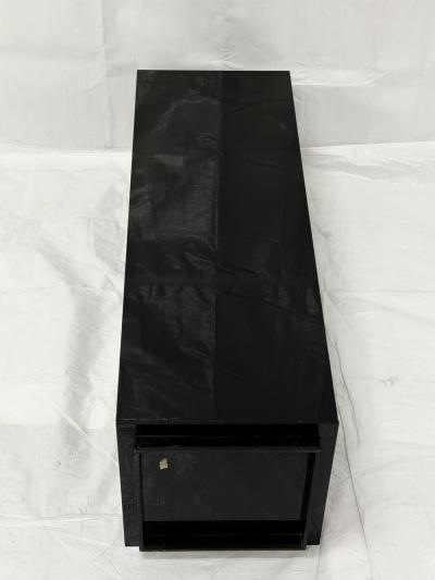 Charles Hollis Charles Hollis Jones Signed 1978 Smoked Lucite Pedestal Display Column