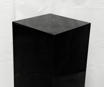 Charles Hollis Charles Hollis Jones Signed 1978 Smoked Lucite Pedestal Display Column