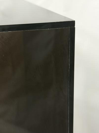 Charles Hollis Charles Hollis Jones Signed 1978 Smoked Lucite Pedestal Display Column