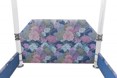 Charles Hollis Jones Charles Hollis Jones Bob Hope King Size Bed in Lucite Polished Nickel