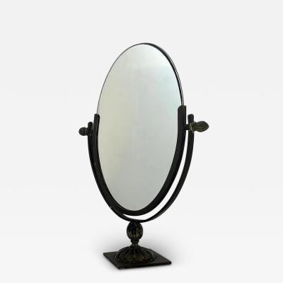 Charles Hollis Jones Charles Hollis Jones Brass Vanity Dressing Tabletop Mirror Double Sided 1960s