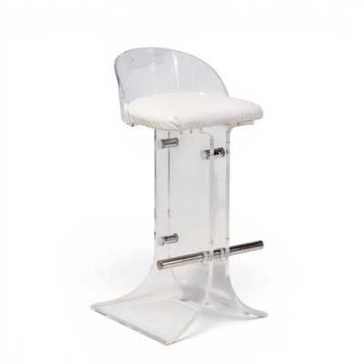 Charles Hollis Jones Charles Hollis Jones Hill Manufacturing Mid Century Lucite Barstool Set of 3