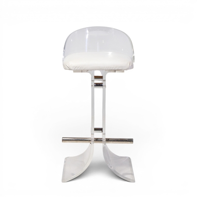 Charles Hollis Jones Charles Hollis Jones Hill Manufacturing Mid Century Lucite Barstool Set of 3