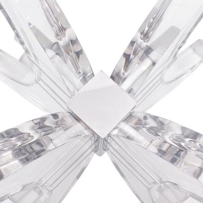 Charles Hollis Jones Charles Hollis Jones Lucite Pedestal Table