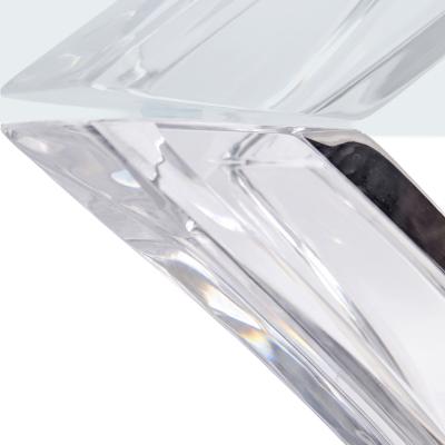 Charles Hollis Jones Charles Hollis Jones Lucite Pedestal Table