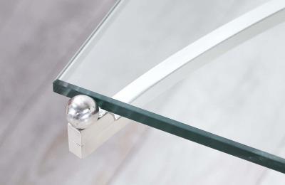 Charles Hollis Jones Charles Hollis Jones Treillage Chrome Lucite Coffee Table