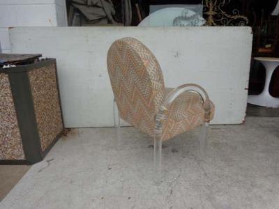 Charles Hollis Jones Charles Hollis Jones Waterfall Lucite Chair