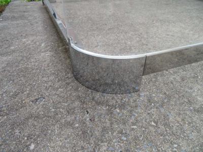 Charles Hollis Jones Excellent Charles Hollis Jones King Size Lucite Waterfall Bed Hollywood Regency