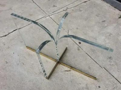 Charles Hollis Jones Fleur de lis Coffee Table by Charles Hollis Jones Signed
