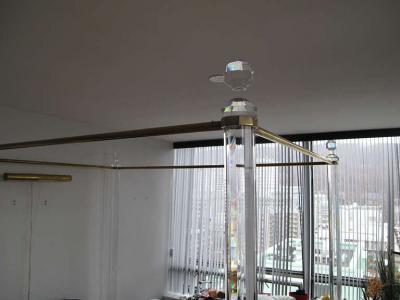 Charles Hollis Jones GREAT LUCITE FOUR POSTER BED ATTRIBUTED TO CHARLES HOLLIS JONES