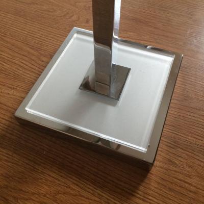 Charles Hollis Jones Height Adjustable Tie Jewelry Holder in Lucite Nickel by Charles Hollis Jones