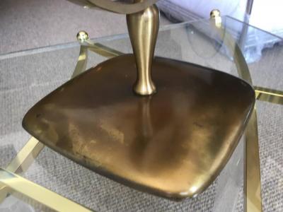 Charles Hollis Jones Large Brass Vanity Mirror by Charles Hollis Jones