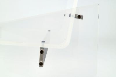 Charles Hollis Jones Lucite Chair in the Style of Charles Hollis Jones