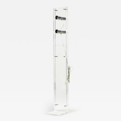 Charles Hollis Jones Lucite Standing Lamp Attributed to Charles Hollis Jones