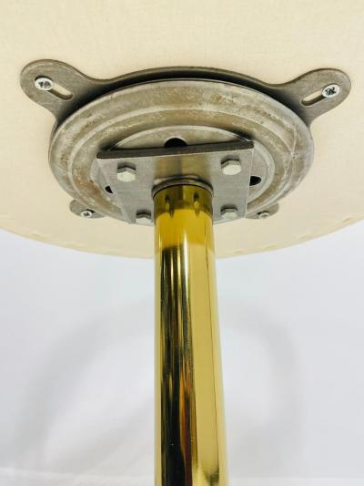 Charles Hollis Jones Lucite and Brass Vanity Swivel Chair by Charles Hollis Jones USA 1960s