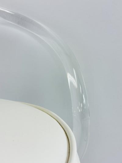 Charles Hollis Jones Lucite and Nickel Vanity Swivel Chair by Charles Hollis Jones Signed and Dated