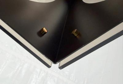 Charles Hollis Jones Marian Jamieson Hollis Lucite Bronze Pendant Light Charles Hollis Jones