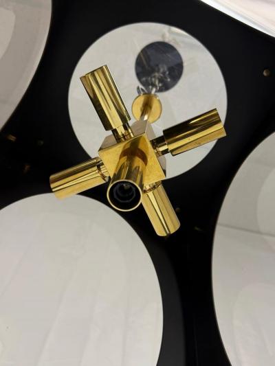 Charles Hollis Jones Marian Jamieson Hollis Lucite Bronze Pendant Light Charles Hollis Jones