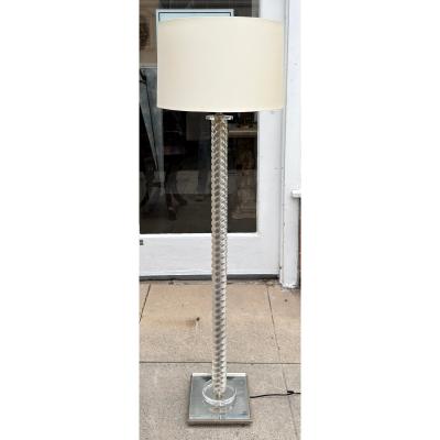 Charles Hollis Jones Mid Century Modern Charles Hollis Jones Lucite Floor Lamp