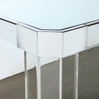 Charles Hollis Jones Mid Century Modernist Lucite and Chrome Dining Table by Charles Hollis Jones