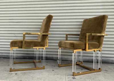 Charles Hollis Jones Pair of Metric Armchairs by Charles Hollis Jones