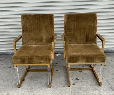 Charles Hollis Jones Pair of Metric Armchairs by Charles Hollis Jones