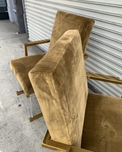 Charles Hollis Jones Pair of Metric Armchairs by Charles Hollis Jones