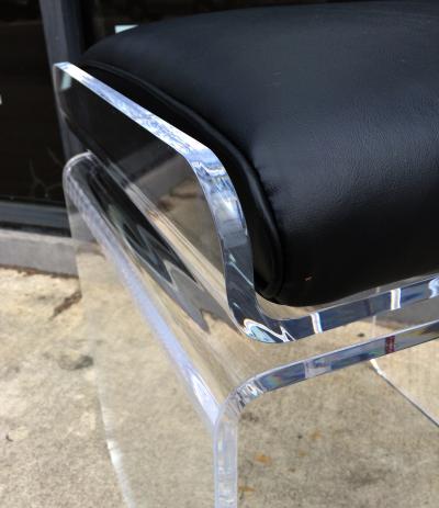 Charles Hollis Jones Pair of Swivel Benches by Charles Hollis Jones from the Waterfall Line