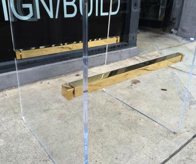 Charles Hollis Jones Set of Four Waterfall Bar Stools by Charles Hollis Jones