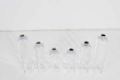 Charles Hollis Jones Set of Six Charles Hollis Jones Style Candlesticks