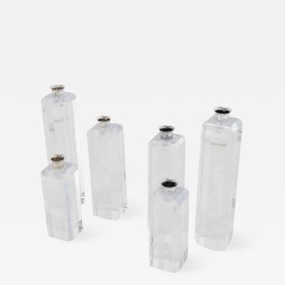 Charles Hollis Jones Set of Six Charles Hollis Jones Style Candlesticks