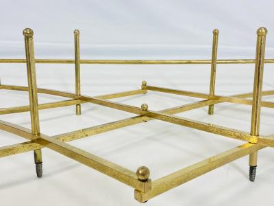 Charles Hollis Jones Treillage Wall Shelving in Solid Brass by Charles Hollis Jones USA 1970s