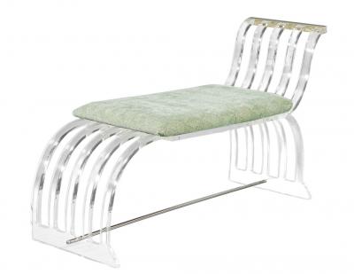 Charles Hollis Jones Vintage Acrylic Lounge Chair in the manner of Charles Hollis Jones