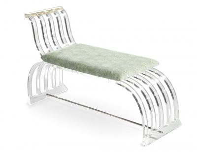 Charles Hollis Jones Vintage Acrylic Lounge Chair in the manner of Charles Hollis Jones