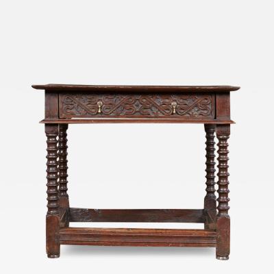 Charles I Period Oak Side Table