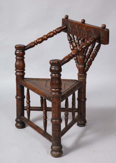 Charles I Three Legged Turners Chair