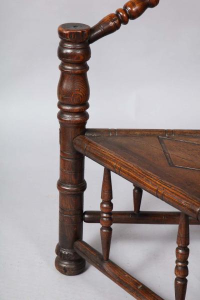 Charles I Three Legged Turners Chair