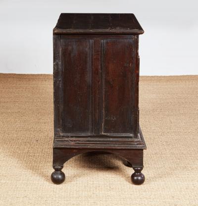Charles II Inlaid Oak Chest on Frame