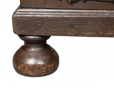Charles II Oak And Bone Inlaid Chest