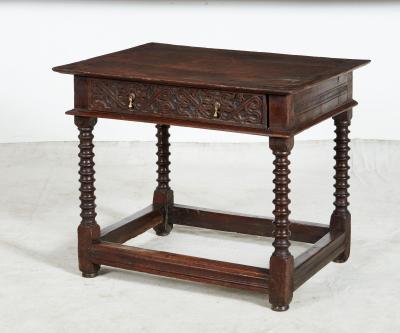Charles II Oak Side Table