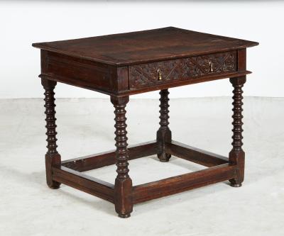 Charles II Oak Side Table